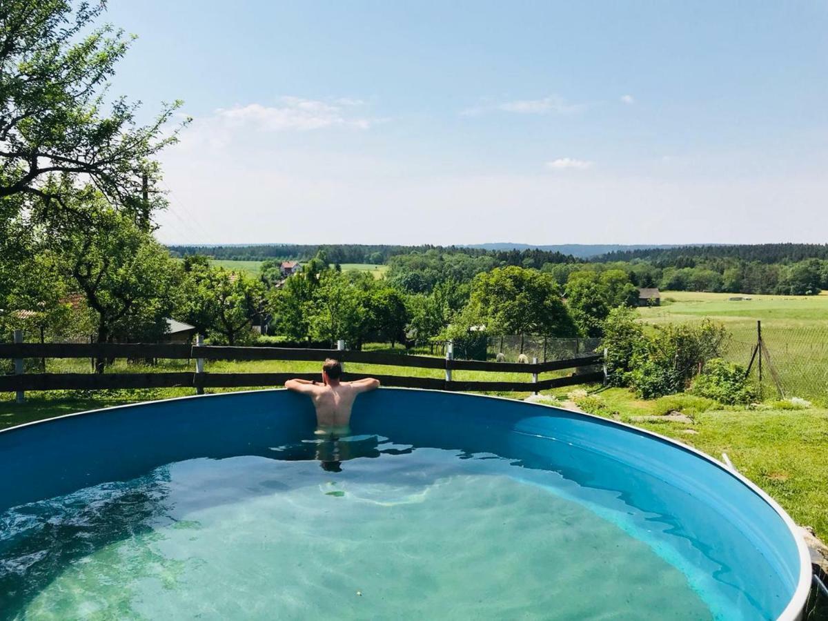 Ferienhaeuschen Blessberg Villa Schalkau Luaran gambar